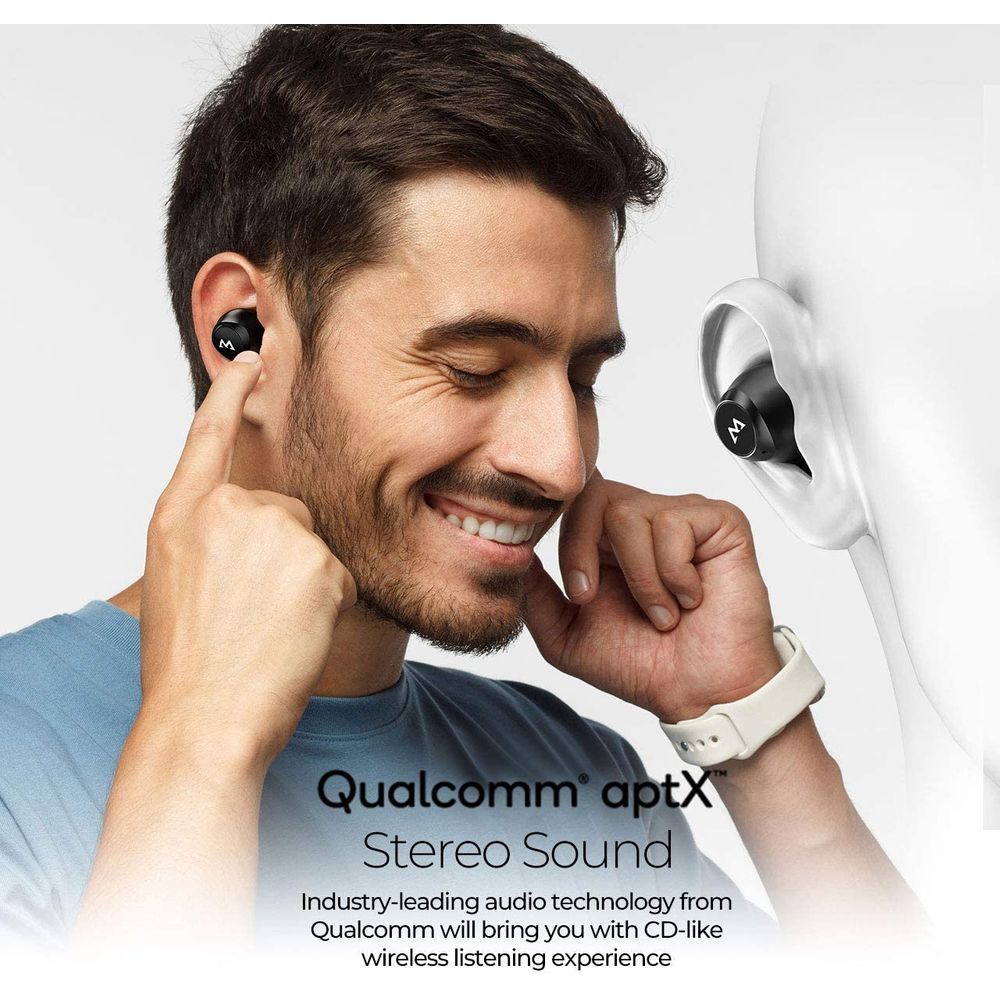 Mpow M20 Earbud- Qualcomm aptX Stereo Sound.
